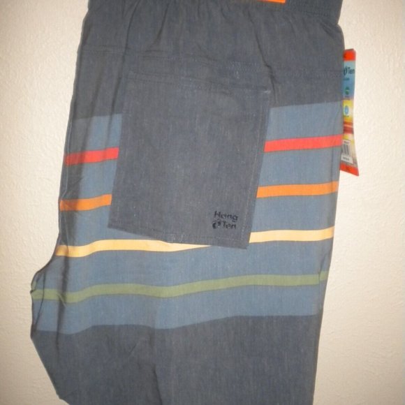 Hang Ten Men's Size XXL Stretch Internal Liner Quick Dry Swim Trunk Shorts NWT - Picture 2 of 6